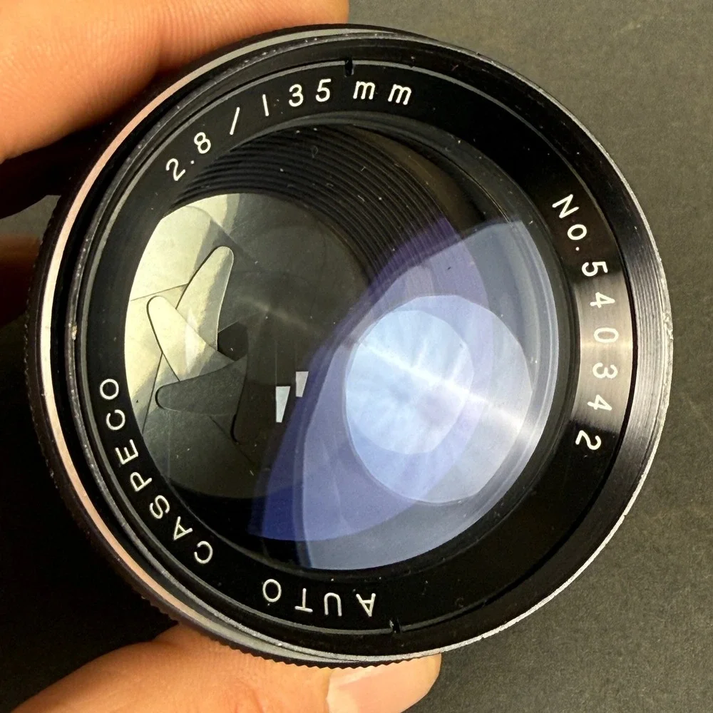 Auto Caspeco 135mm f2.8 Prime Lens for NIKON F mount cameras